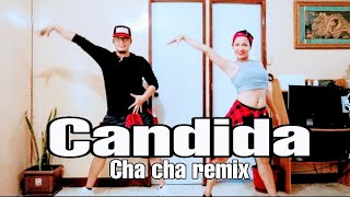 Candida l cha cha remix l JampA danceworkout choreography [upl. by Dolorita524]