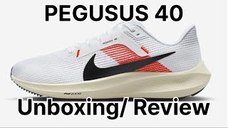 PEGASUS 40 unboxing review eliud kipchoge [upl. by Fiedling781]