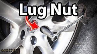 How to Remove a Stuck Lug Nut on Your Car [upl. by Bartholomeo]