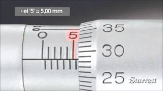 ¿Como leer el micrómetro en milímetros [upl. by Esirtal]