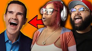 Jimmy Carr Riskiest Jokes  WILDEST COMEDIAN EVER  BLACK COUPLE REACTS [upl. by Marguerie407]