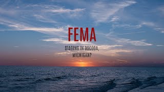 🚩Why is FEMA Staging 350 Semi Trailers wEquipment at an Old AFB in Oscoda Michigan [upl. by Nagoh745]