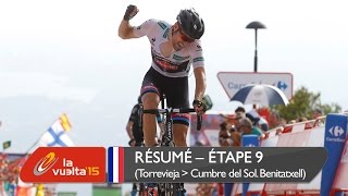 Résumé  Étape 9 Torrevieja  Cumbre del Sol Benitatxell  La Vuelta a España 2015 [upl. by Carlisle711]