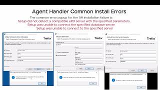 ePolicy Orchestrator  Onprem Agent Handler  Installation Troubleshooting [upl. by Aninotna]