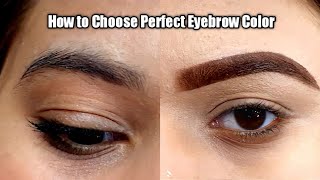 How to Choose Eyebrow Pencil Color Perfect EyeBrows Color [upl. by Hadnama]