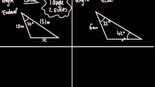 C2 Sine and Cosine Rule  1  Basic Introduction AS Maths A Level trigonometry [upl. by Notyep900]