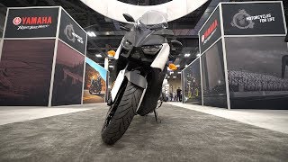 2018 Yamaha XMax 300  AIMExpo 2017  4K [upl. by Haidej]