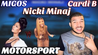 Motorsport  Migos x Nicki Minaj x Cardi B  ORIGINAL amp OFFICIAL NICKI VERSE  REACTION [upl. by Midan]