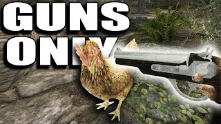 I tried to use ONLY GUNS to beat Skyrim VR on Master Difficulty [upl. by Audras]