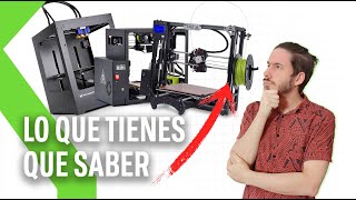 IMPRESORAS 3D TODO lo que tienes que saber antes de comprar una [upl. by Eisinger480]