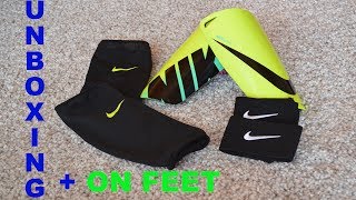 Nike Mercurial Lite Shin Guards  Schienbeinschoner Unboxing amp ON FEET  FABITV [upl. by Eilahtan435]