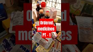 Ordered medicines part  1  krishna medicose medicine medicalstore pharmacyshop medicalvlog [upl. by Sheela]