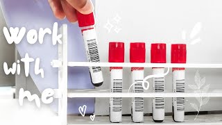 A day in the life of a Medical Laboratory Technician  Serology Section 🔬🌸 [upl. by Eardnoed]