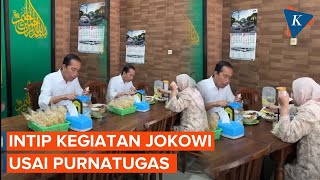 Hari Kedua Pensiun Jokowi Terpantau Nyate di Solo Ini Momennya [upl. by Nna939]