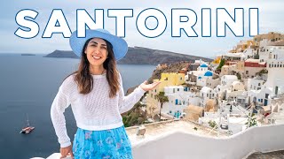 Best Towns in Santorini Oia Pyrgos and Megalochori [upl. by Annaierb]