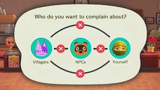 If You Your Villagers and NPCs Could Complain to Each Other in ACNH [upl. by Tnecnev]