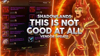 The Truth Behind PvP Gear in Shadowlands  How Bad Is It Vendor Update [upl. by Notsnarc]