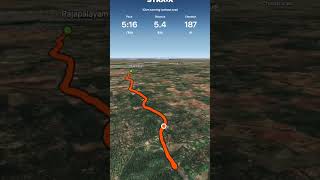 Strava app map goodrunning tending marathon goat shorts sportsstrava stravareels road [upl. by Adnuhsar]