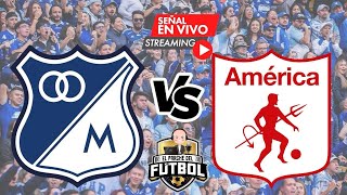 Millonarios 1 vs América 0  Fecha 5  Liga I 2024 [upl. by Armond]