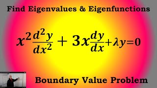 Differential Equations Eigenvalues and Eigenfunctions [upl. by Htiduj]