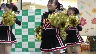 大牟田高校チアリーダー SHEEYダンスステージ FMたんとジャー坊とクリスマスパーティー 20181216 [upl. by Glavin930]