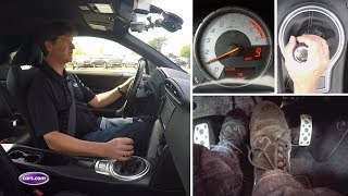 How to Drive a Manual Transmission — Carscom [upl. by Ynaiffit]