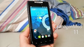 CyanogenMod 11 Android 444 ROM review CDMAGSM [upl. by Anerak]