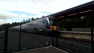 CAF train DMU Translink ni railways 4020 departing from Derry  Londonderry [upl. by Tnerb]