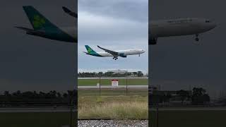 Aer Lingus A330302 Landing on R9🇮🇪☘️ miami aerlingus a330 [upl. by Voccola]