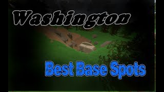 Unturned Washington BEST BASE LOCATIONS [upl. by Anotyad]