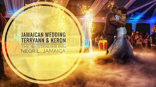 Best Jamaican Wedding  Jamaican Couple gets married at the Westender Inn Negril Jamaica [upl. by Tecla]