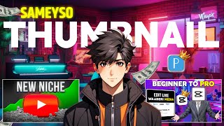 Sida loo Sameeyo Youtube Thumbnail  How to Make a Youtube Thumbnail in 5 Minutes warsamebade [upl. by Yuji]