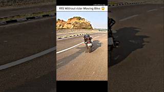 Without rider Moving Bike R15 ghost ridershortsr15ghostridewheelieviral [upl. by Yelwar825]