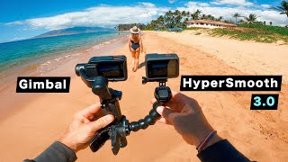 GoPro HERO9 HyperSmooth 30 VS Gimbal  GoPro Tip 687  MicBergsma [upl. by Inavoy]