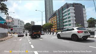 Tanjung Bungah main road Penang Malaysia [upl. by Ash]