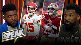 Was the 49ers or Chiefs Super Bowl Run more impressive  NFL  SPEAK [upl. by Drhcir]