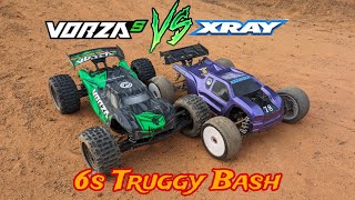 Xray Xt8e Vs Hpi Vorza S Truggy 6s truggy run [upl. by Dleifrag506]