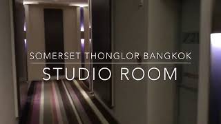 Somerset Hotel Thonglor  Bangkok  Studio Room [upl. by Ardyce]