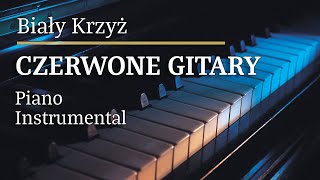 Czerwone Gitary Biały Krzyż Piano Karaoke MyVersion Tonacja Bmin [upl. by Akit]