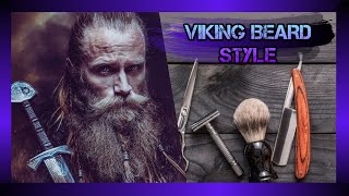 💈 5 VIKING BEARD STYLES ✂️ BARBER SHOP Beard Trimming Tutorial 2 [upl. by Heidie895]