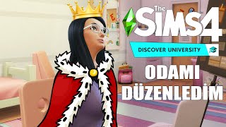 YURT ODAMI DÜZENLEDİM  The Sims 4 Discover University 3 [upl. by Avi]