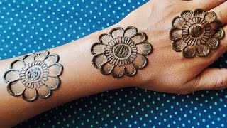 very beautiful full hand stylish mehndi design  mehndi design simple and easy  mehndi designskonu [upl. by Eniamor]