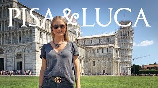 De Florença a Pisa e Luca de trem  vlog de viagem na Italia [upl. by Aileen]