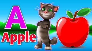 A for apple  अ से अनार  abcd  phonics song  a for apple b for ball c for cat  abcd song  abcde [upl. by Anaerb186]