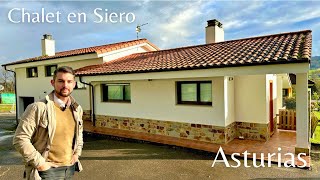 CHALET EN VENTA EN SIERO ASTURIAS TIENE 5 DORMITORIOS TERRENO Y GARAJE 490000€inmobiliaria [upl. by Tarabar]