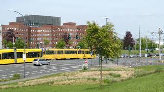 1 Stunde RuhrBahn Straßenbahn und Busse in Essen Altendorf Berufsverkehr [upl. by Lessard]