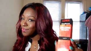 Loreal Hicolor High Lights Magenta Review amp Demo [upl. by Trauner]