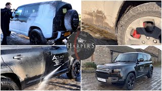 Deep Cleaning a Land Rover Defender After a Days Shooting [upl. by Viviyan]