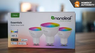 Nanoleaf Essentials GU10 Matter and Apple Home review [upl. by Herbie]