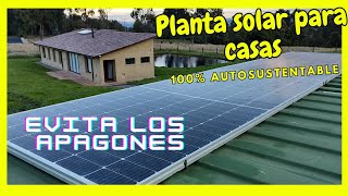 Paneles solares para casas ahorro respaldo tranquilidad [upl. by Bloxberg]